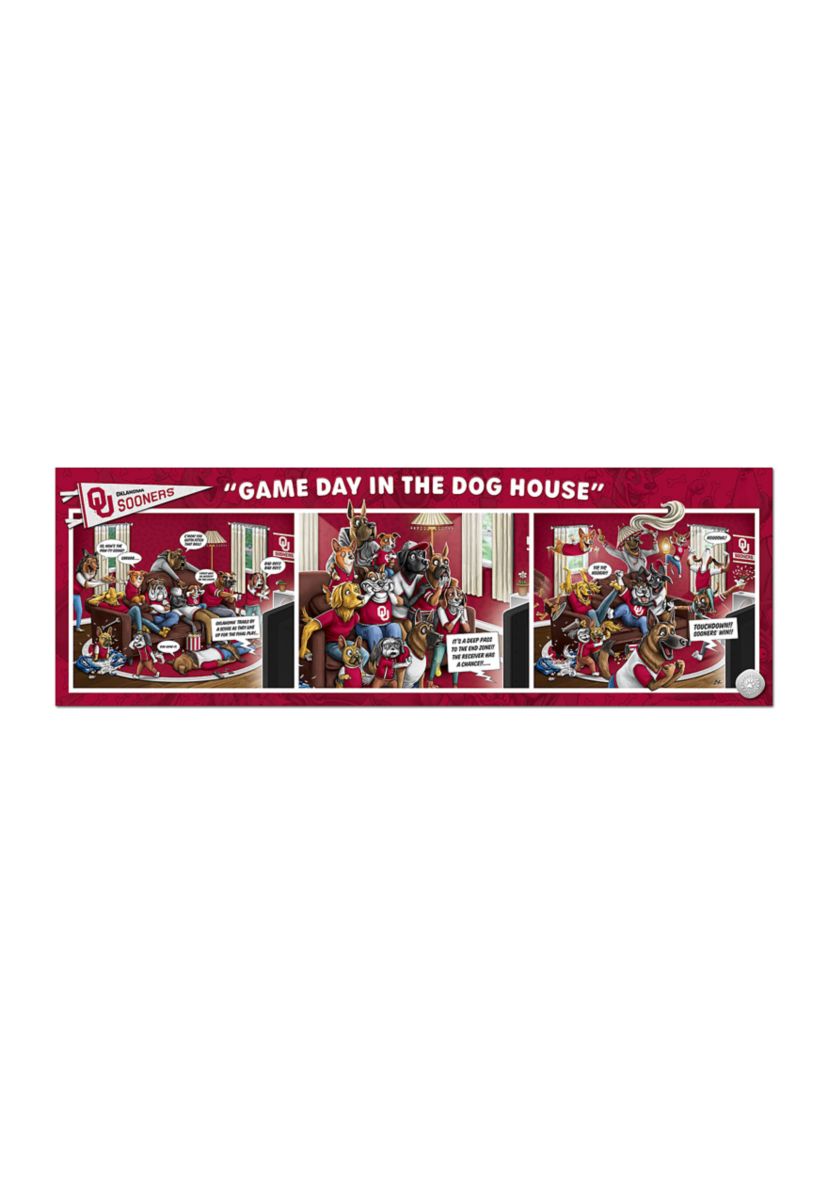 YouTheFan NCAA Oklahoma Sooners Game Day in the Dog House 1000pc Puzzle