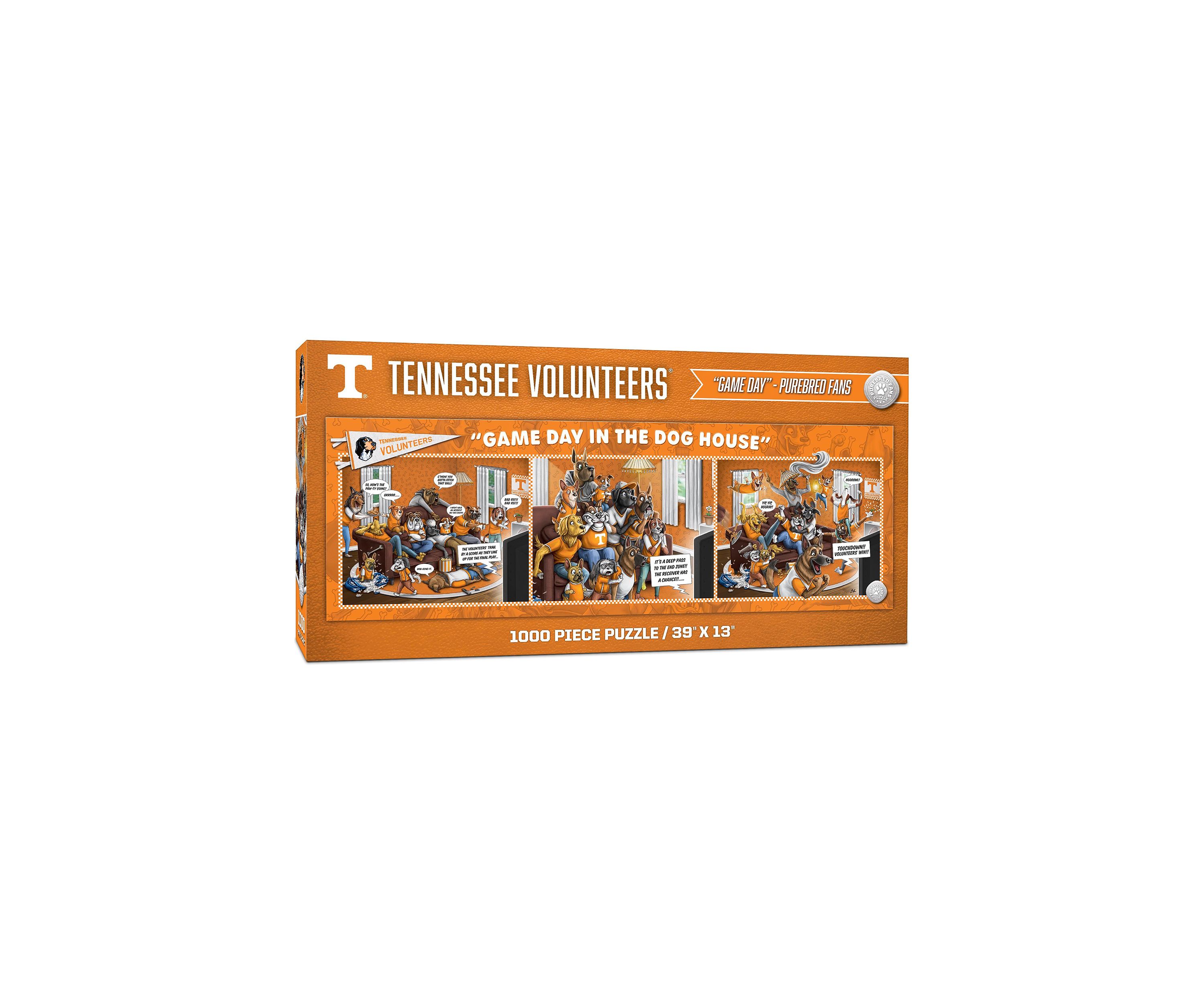 YouTheFan NCAA Tennessee Volunteers Game Day in the Dog House 1000pc Puzzle