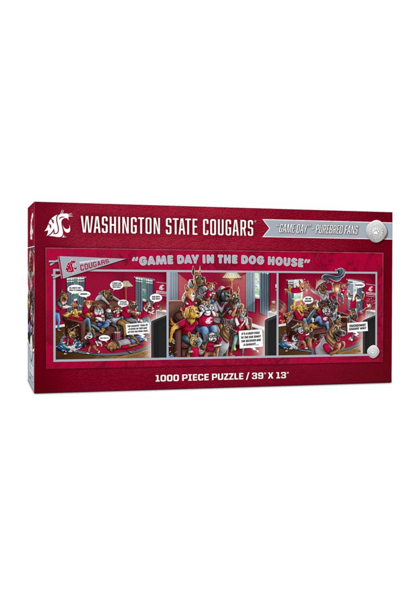 YouTheFan NCAA Washington State Cougars Game Day in the Dog House 1000pc Puzzle