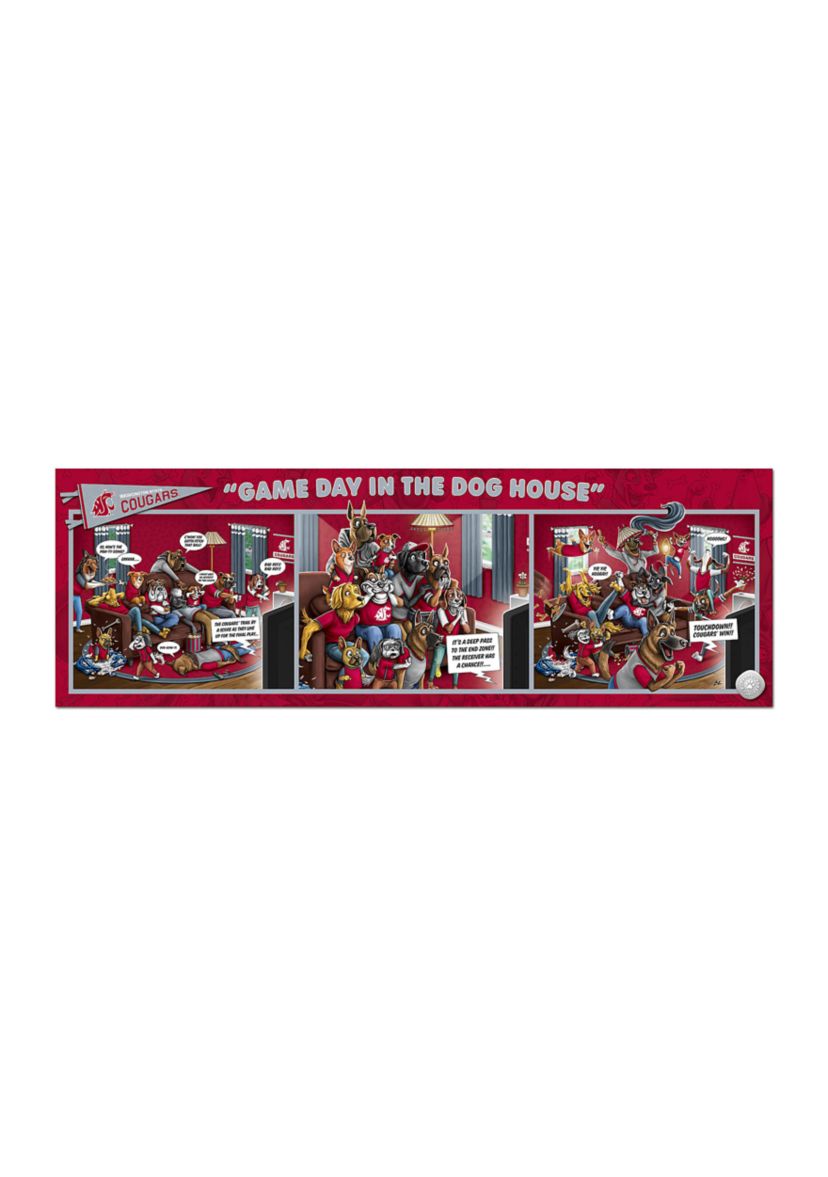 YouTheFan NCAA Washington State Cougars Game Day in the Dog House 1000pc Puzzle