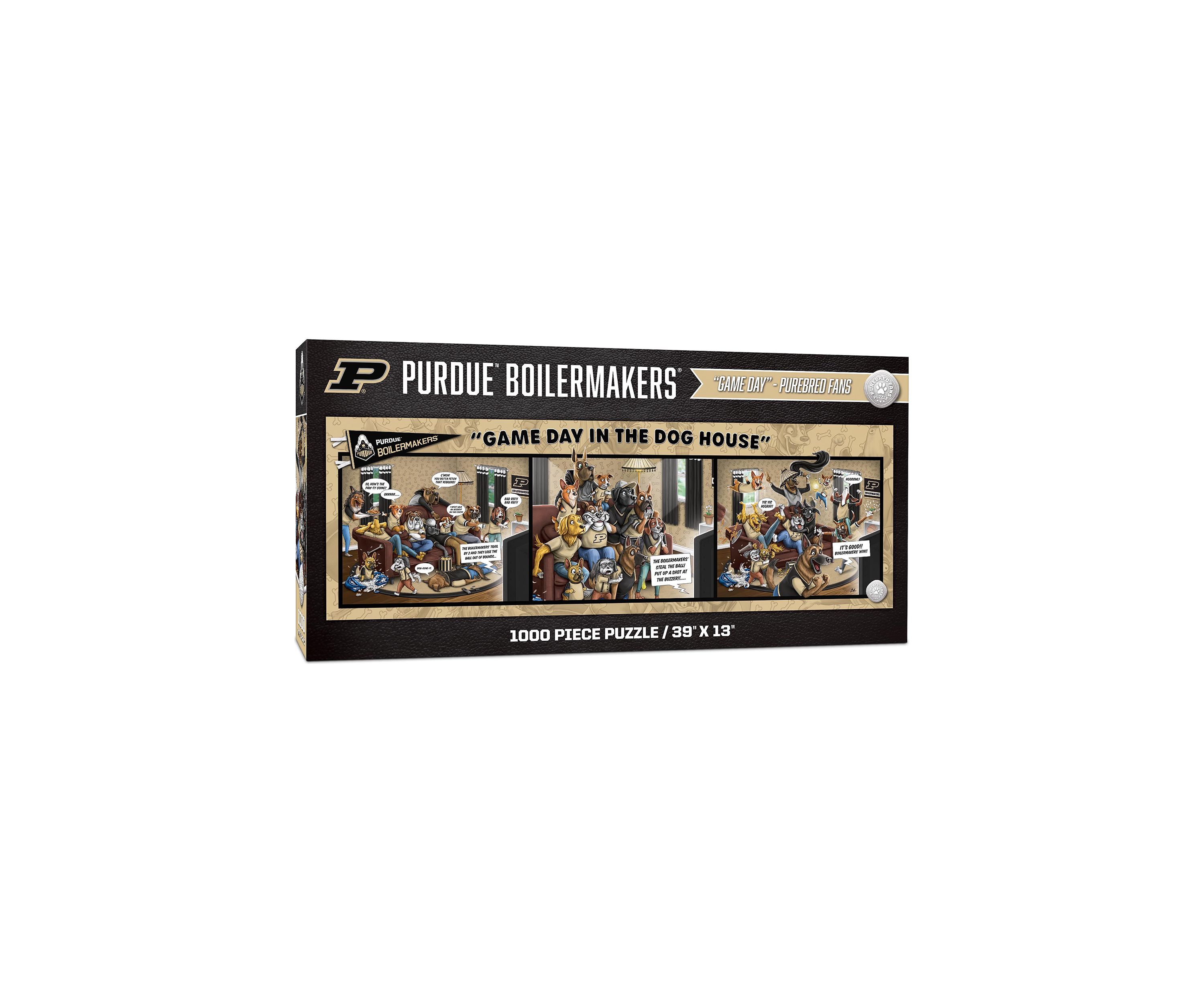 YouTheFan NCAA Purdue Boilermakers Game Day in the Dog House 1000pc Puzzle