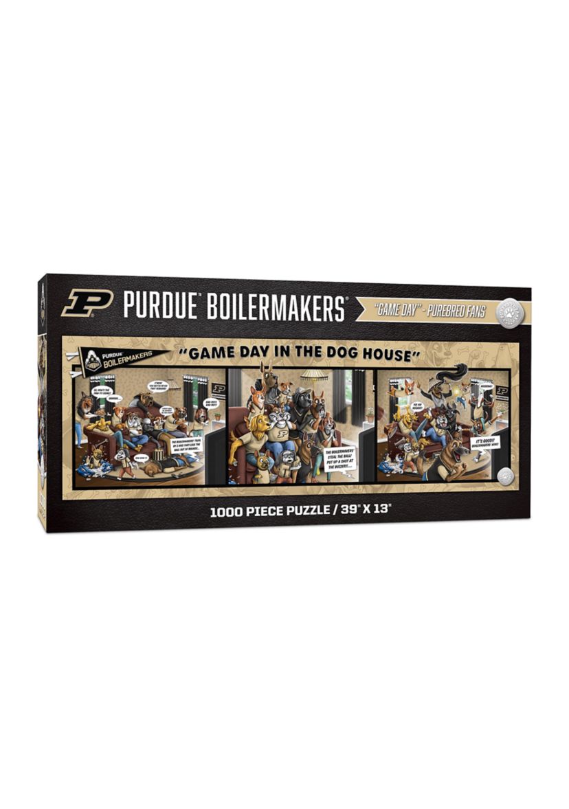 YouTheFan NCAA Purdue Boilermakers Game Day in the Dog House 1000pc Puzzle