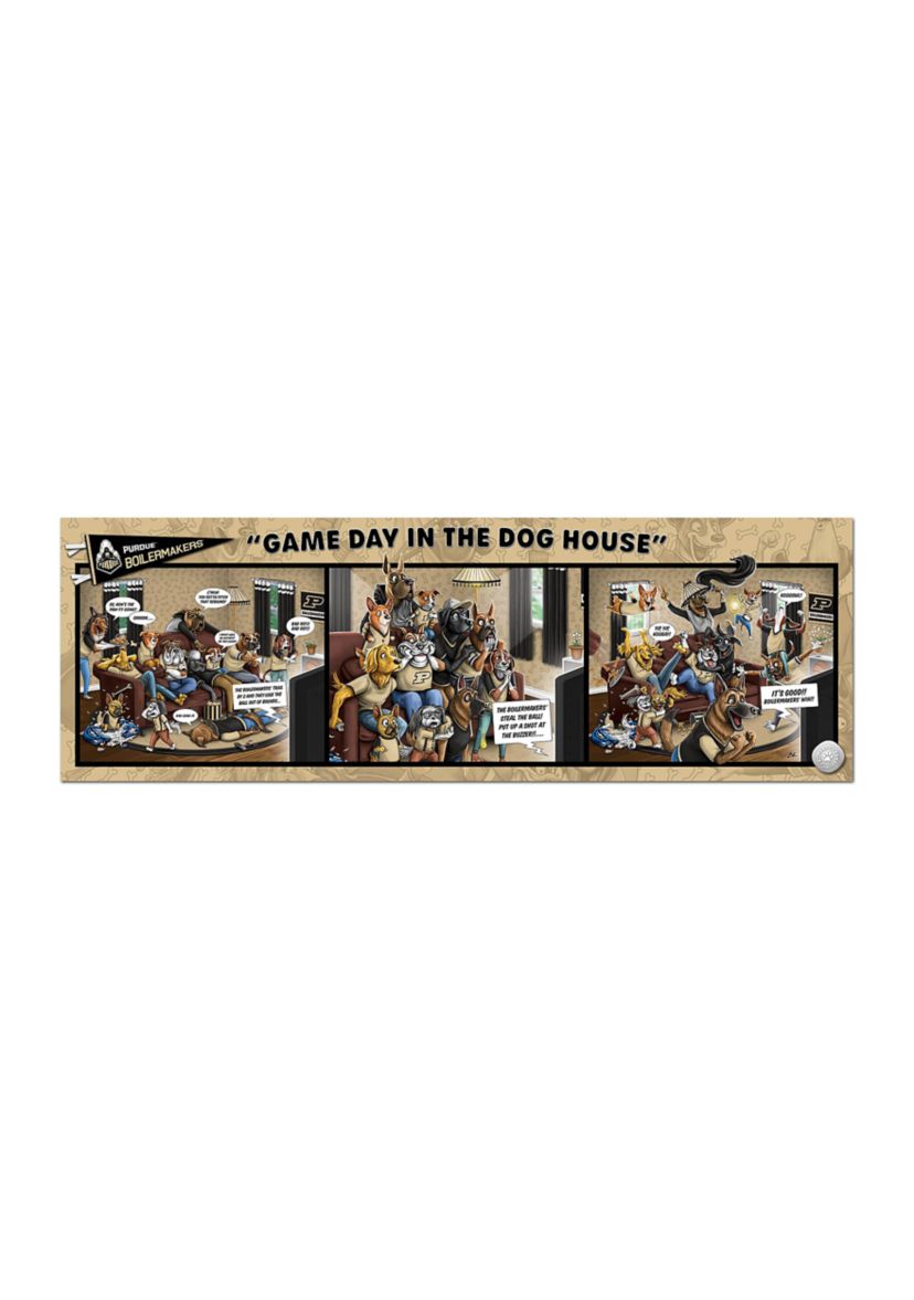 YouTheFan NCAA Purdue Boilermakers Game Day in the Dog House 1000pc Puzzle