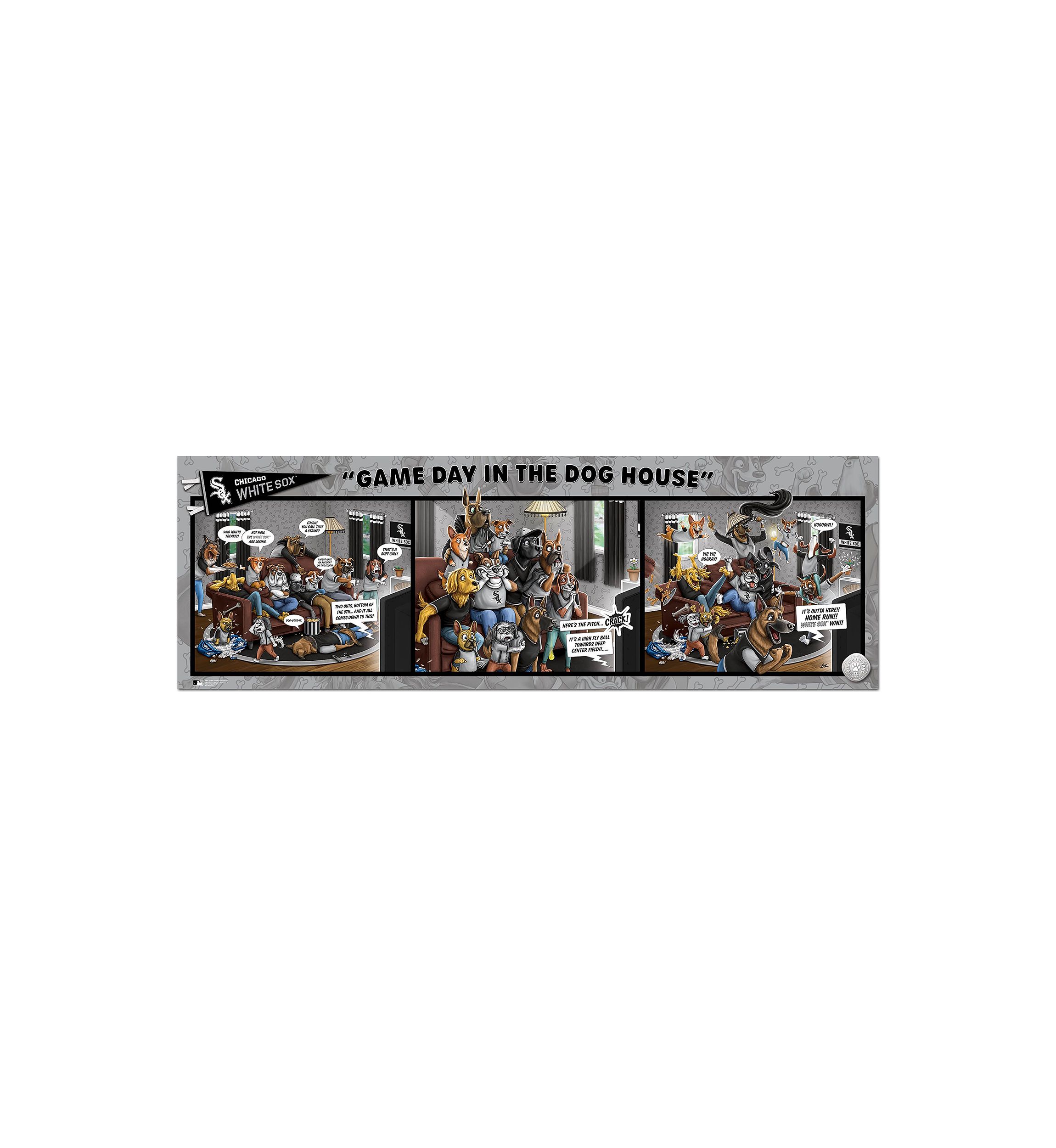 YouTheFan MLB Chicago White Sox Game Day in the Dog House 1000pc Puzzle