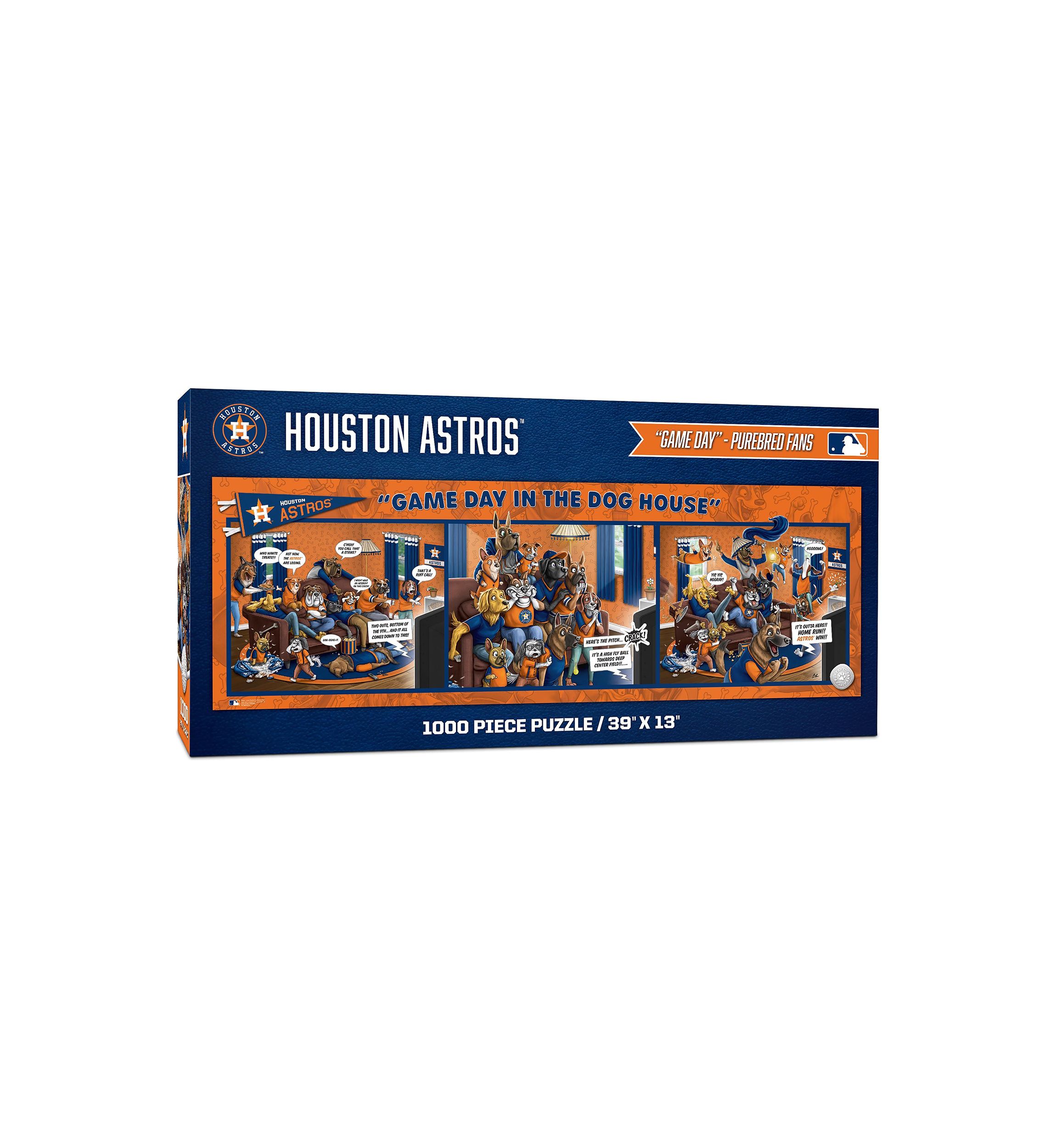 YouTheFan MLB Houston Astros Game Day in the Dog House 1000pc Puzzle