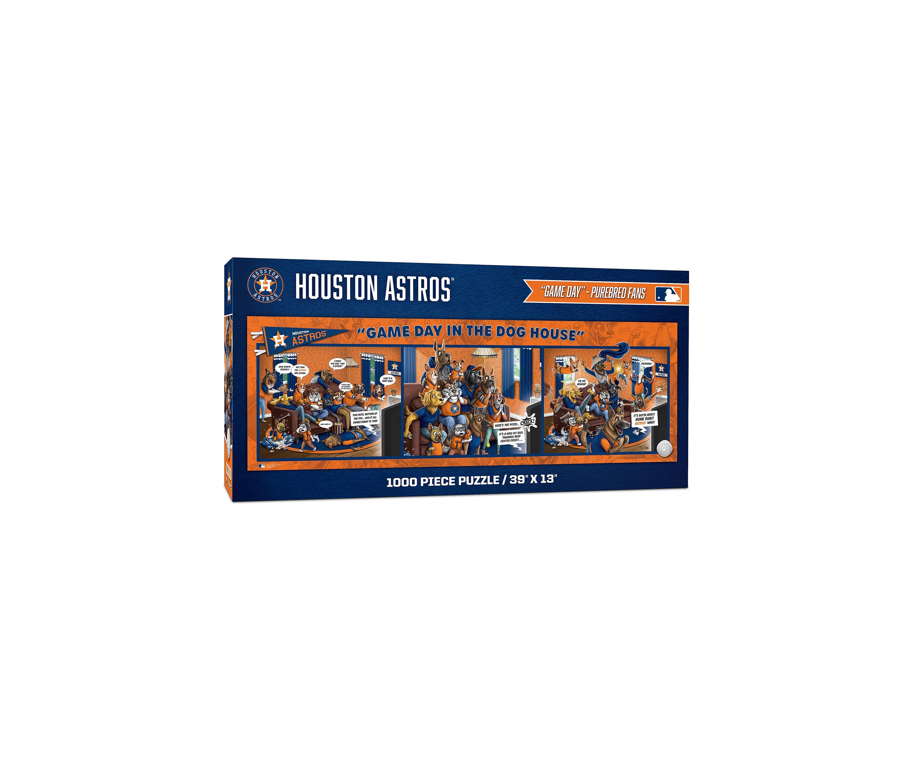 YouTheFan MLB Houston Astros Game Day in the Dog House 1000pc Puzzle