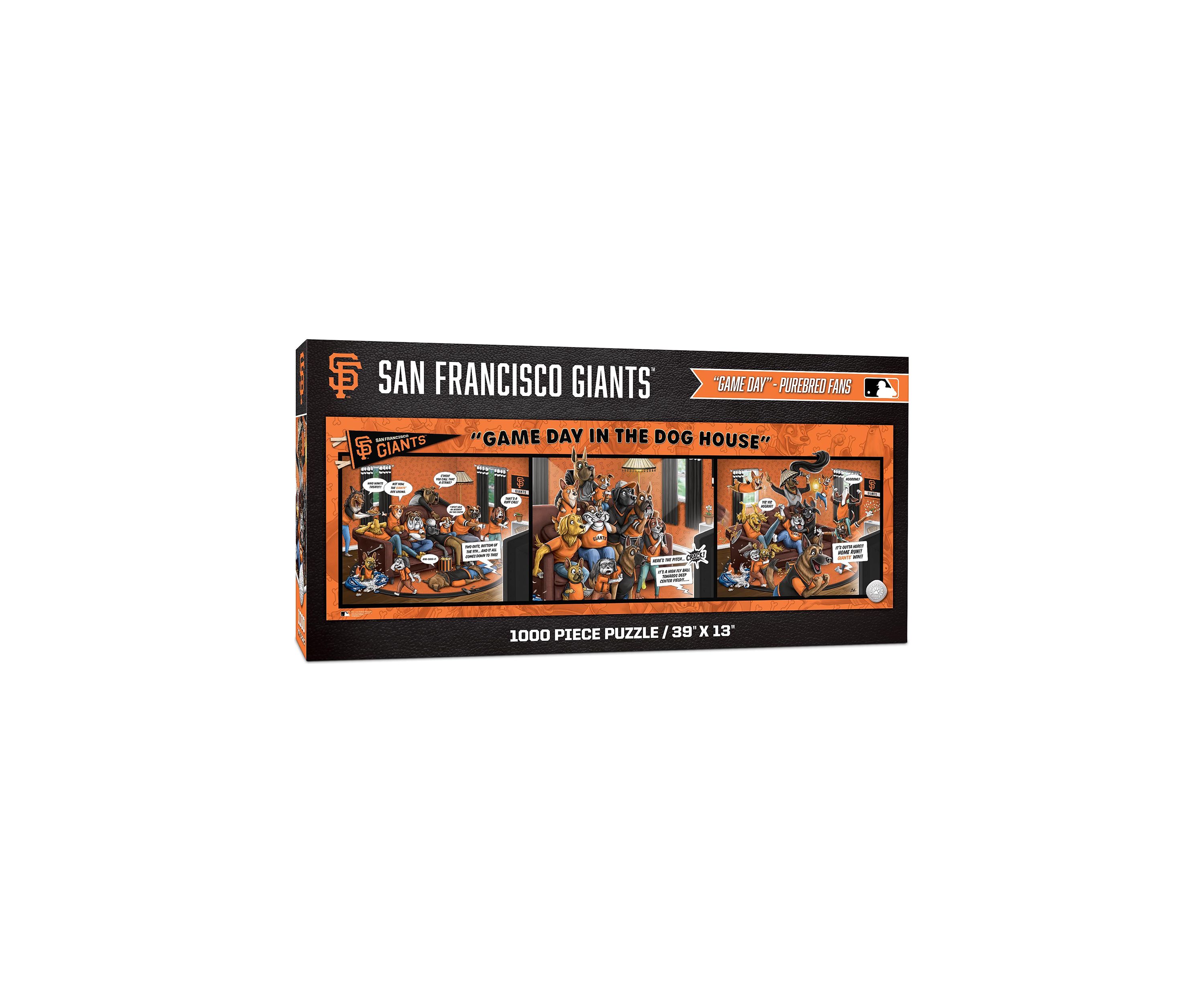 YouTheFan MLB San Francisco Giants Game Day in the Dog House 1000pc Puzzle