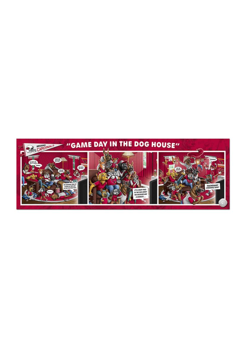 YouTheFan NFL Arizona Cardinals Game Day in the Dog House 1000pc Puzzle