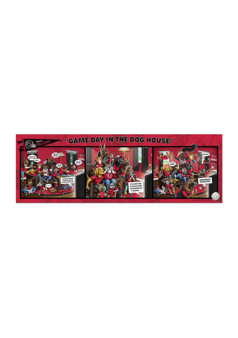 YouTheFan NFL Atlanta Falcons Game Day in the Dog House 1000pc Puzzle