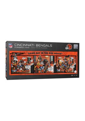 YouTheFan NFL Cincinnati Bengals Game Day in the Dog House 1000pc Puzzle