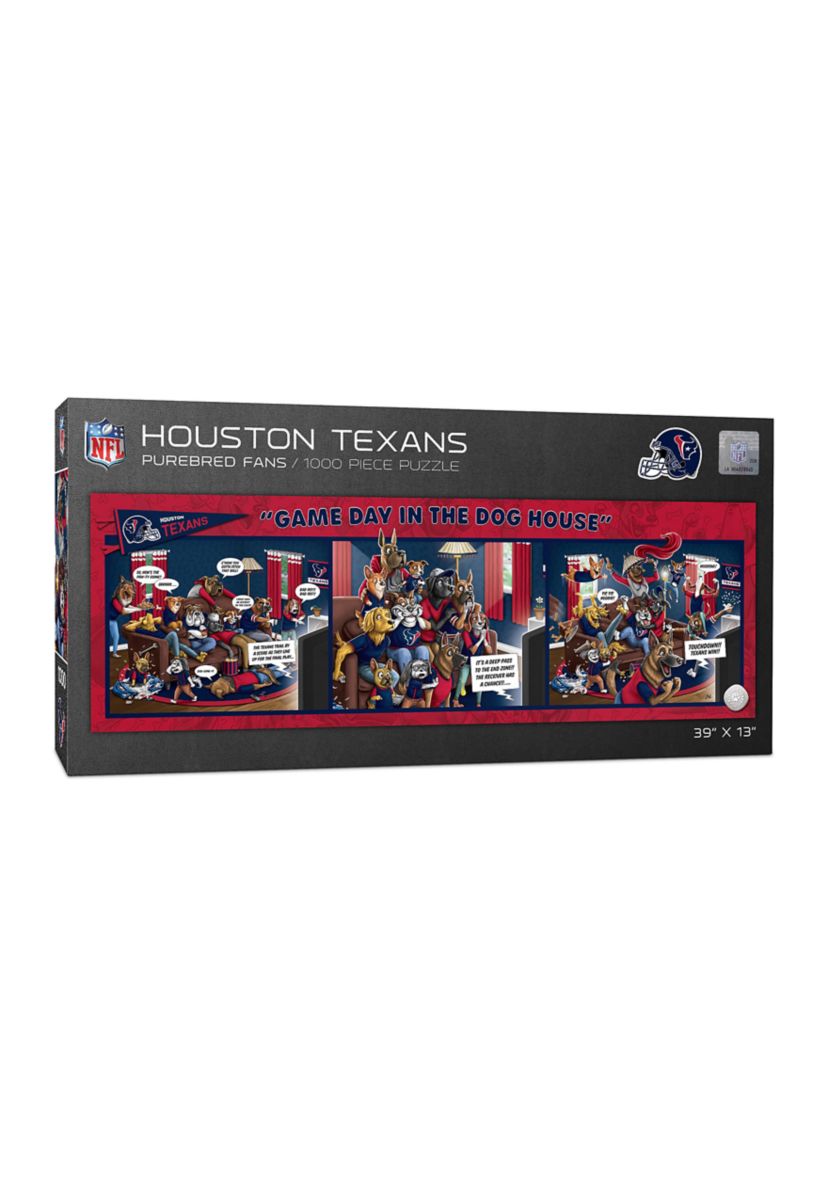 YouTheFan NFL Houston Texans Game Day in the Dog House 1000pc Puzzle
