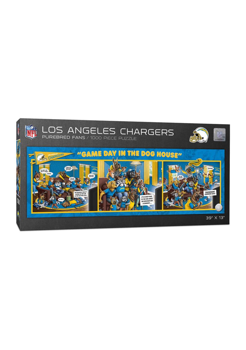 YouTheFan NFL Los Angeles Chargers Game Day in the Dog House 1000pc Puzzle