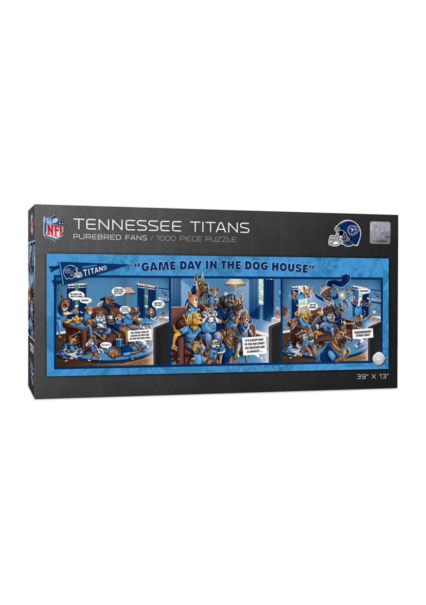 YouTheFan NFL Tennessee Titans Game Day in the Dog House 1000pc Puzzle