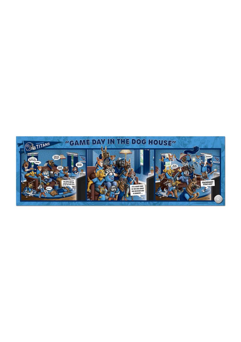 YouTheFan NFL Tennessee Titans Game Day in the Dog House 1000pc Puzzle