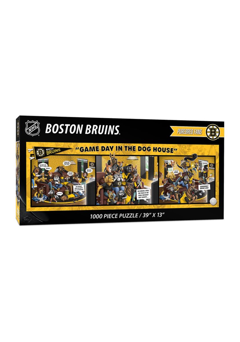 YouTheFan NHL Boston Bruins Game Day in the Dog House 1000pc Puzzle