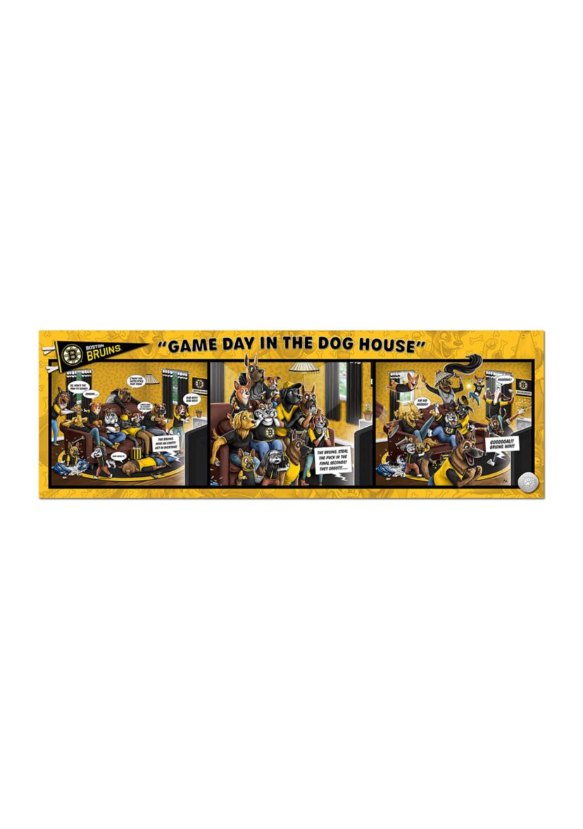 YouTheFan NHL Boston Bruins Game Day in the Dog House 1000pc Puzzle