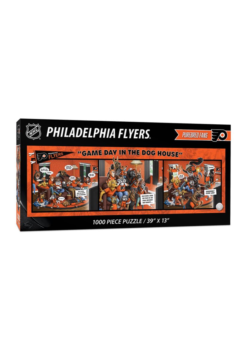 YouTheFan NHL Philadelphia Flyers Game Day in the Dog House 1000pc Puzzle