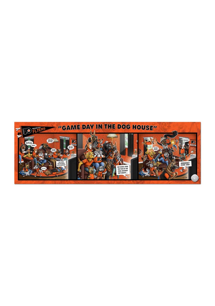 YouTheFan NHL Philadelphia Flyers Game Day in the Dog House 1000pc Puzzle