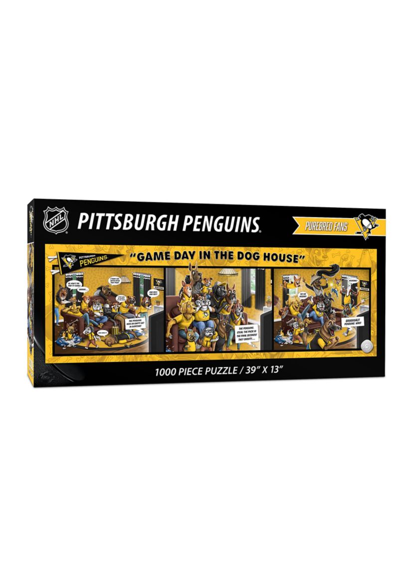 YouTheFan NHL Pittsburgh Penguins Game Day in the Dog House 1000pc Puzzle
