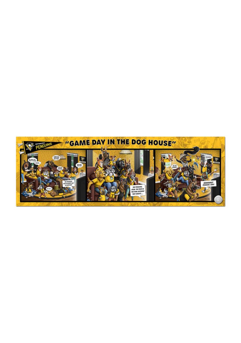 YouTheFan NHL Pittsburgh Penguins Game Day in the Dog House 1000pc Puzzle