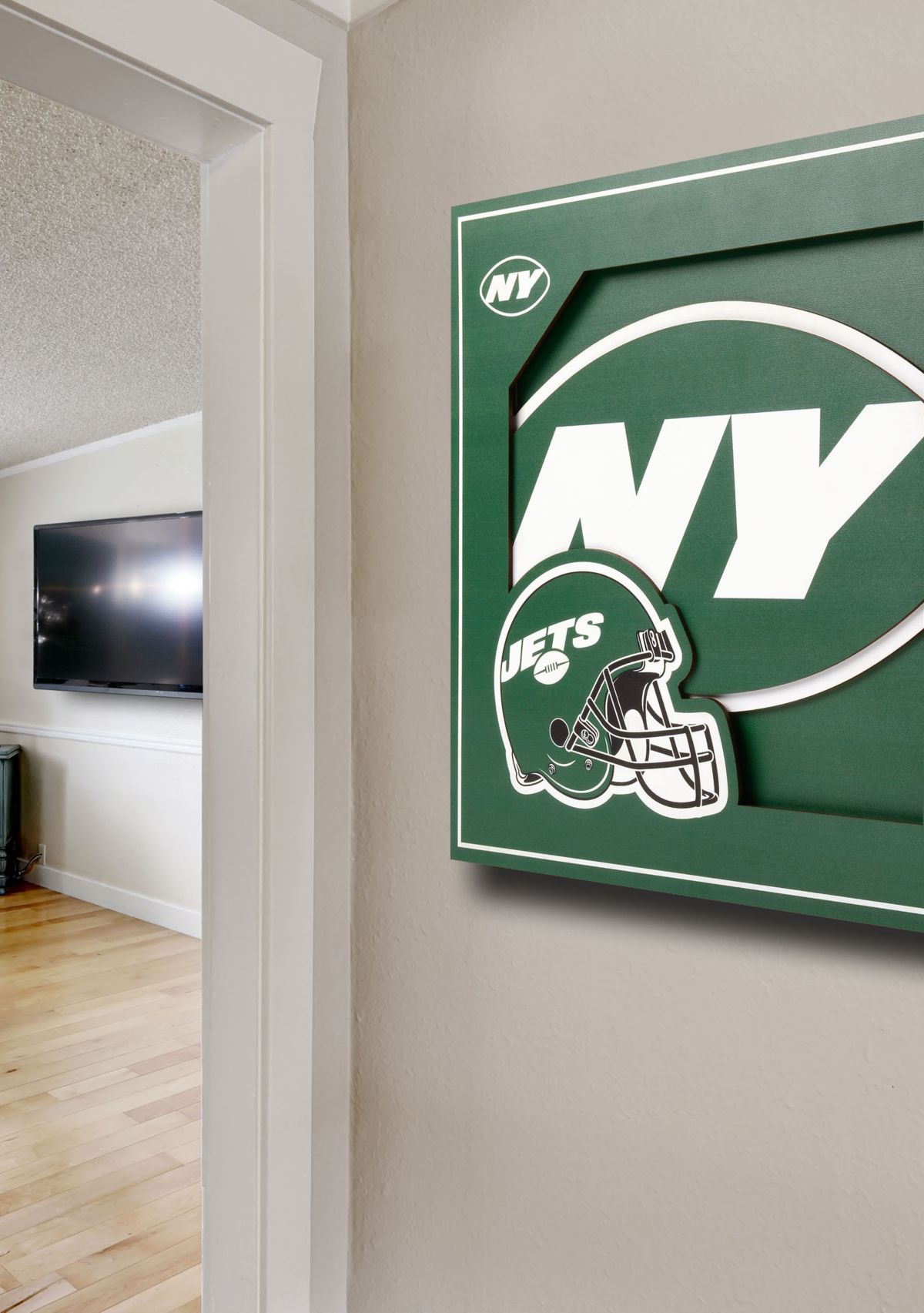 YouTheFan NFL New England Patriots 3D Logo Series Wall Art - 12x12