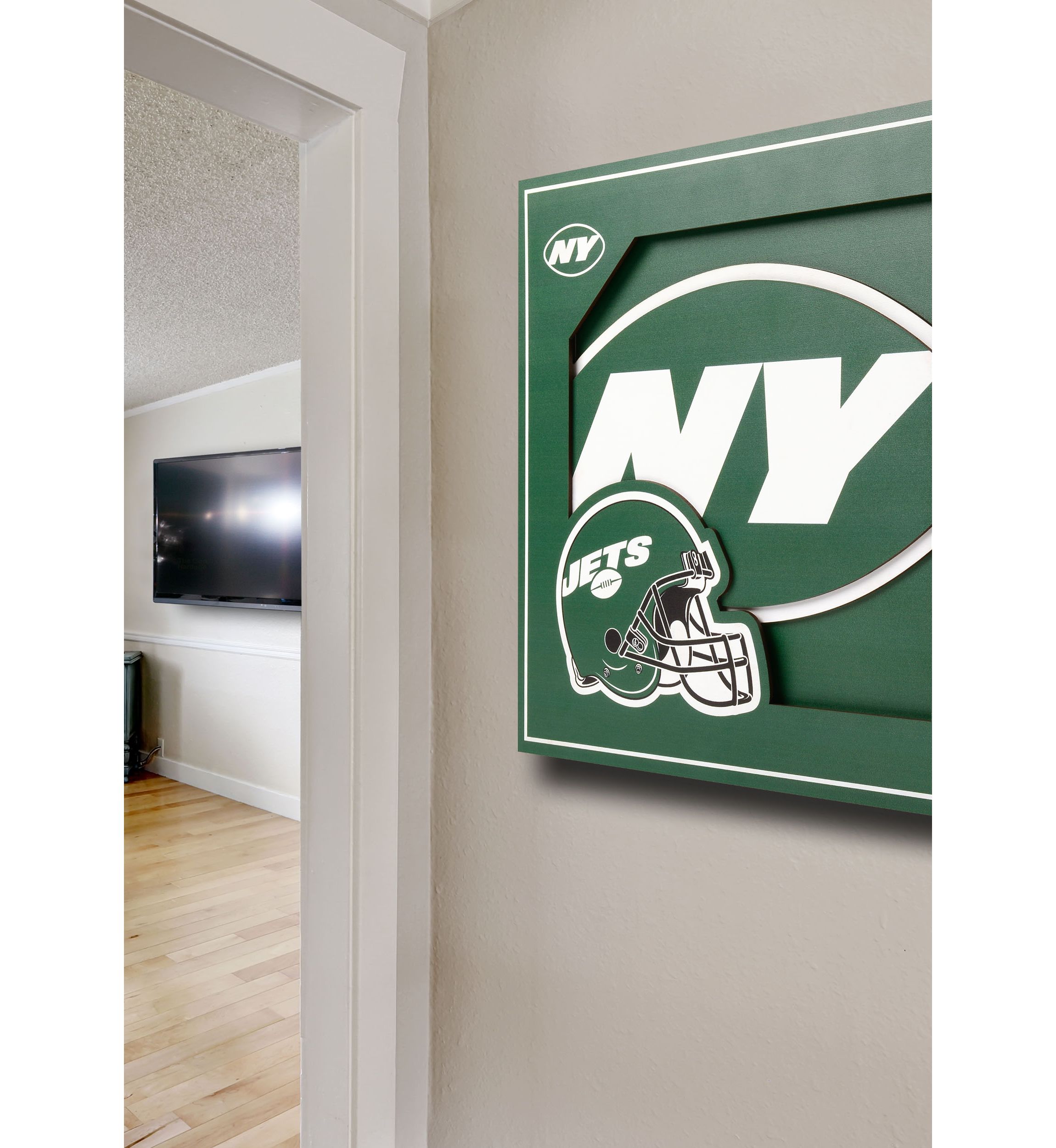 YouTheFan NFL New England Patriots 3D Logo Series Wall Art - 12x12
