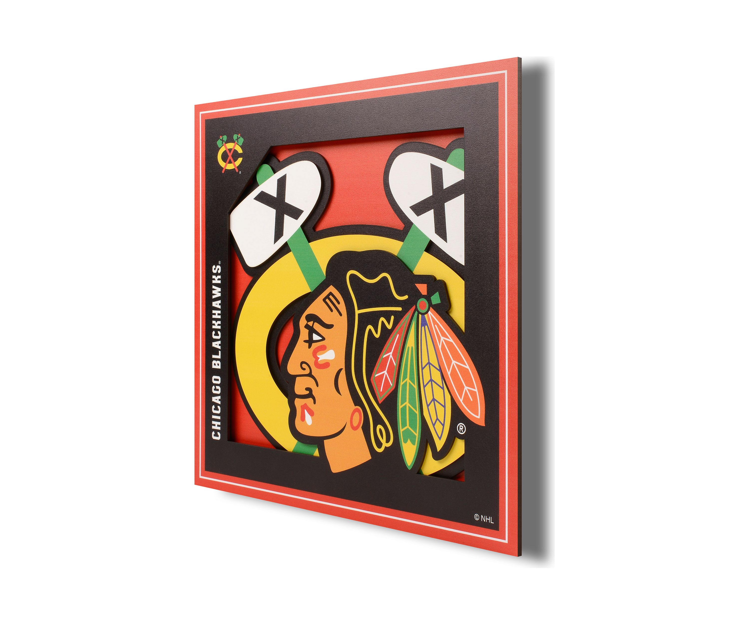 YouTheFan NHL Detroit Red Wings 3D Logo Series Wall Art - 12x12