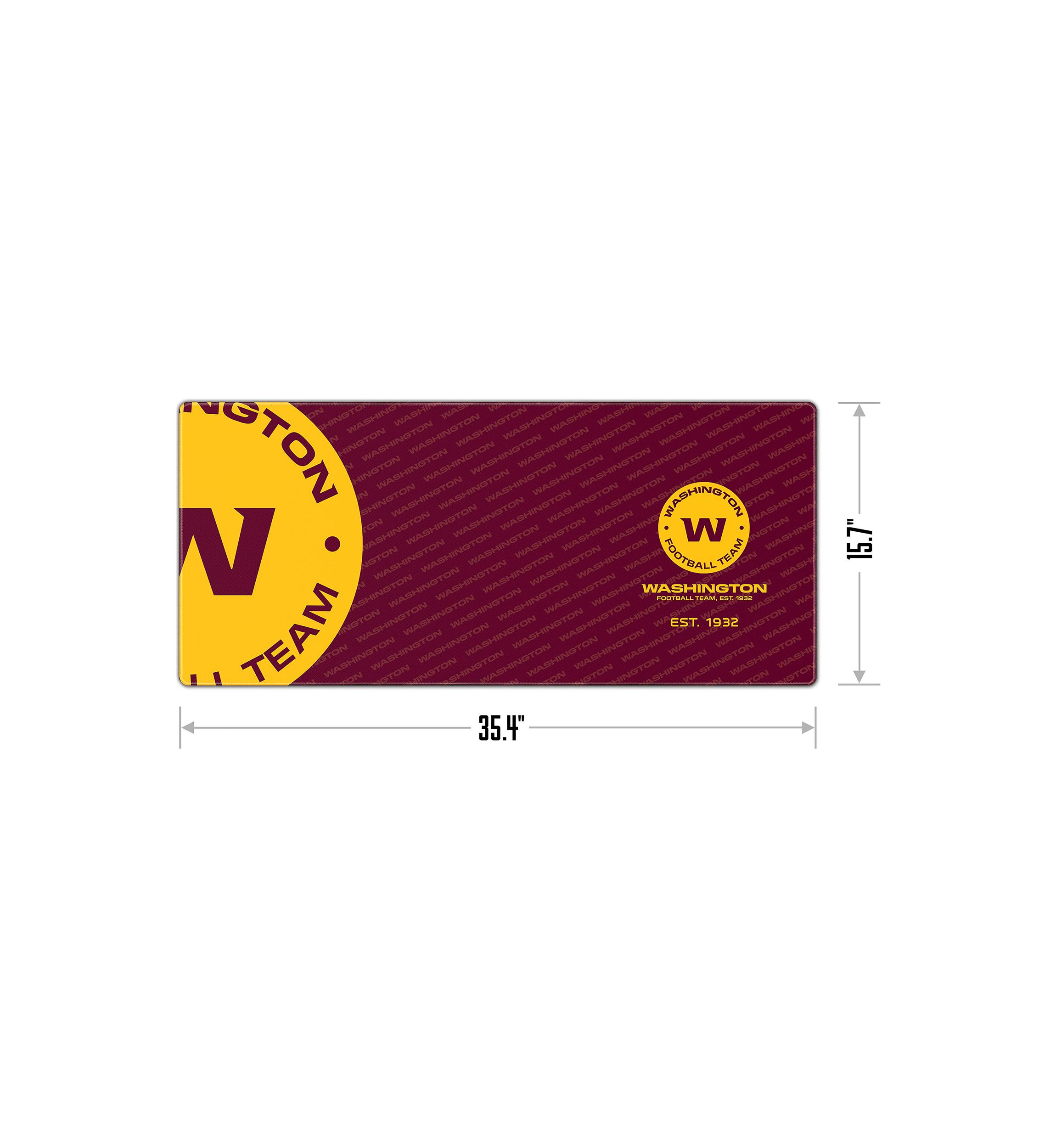 YouTheFan NFL Washington Commanders Logo Series Desk Pad