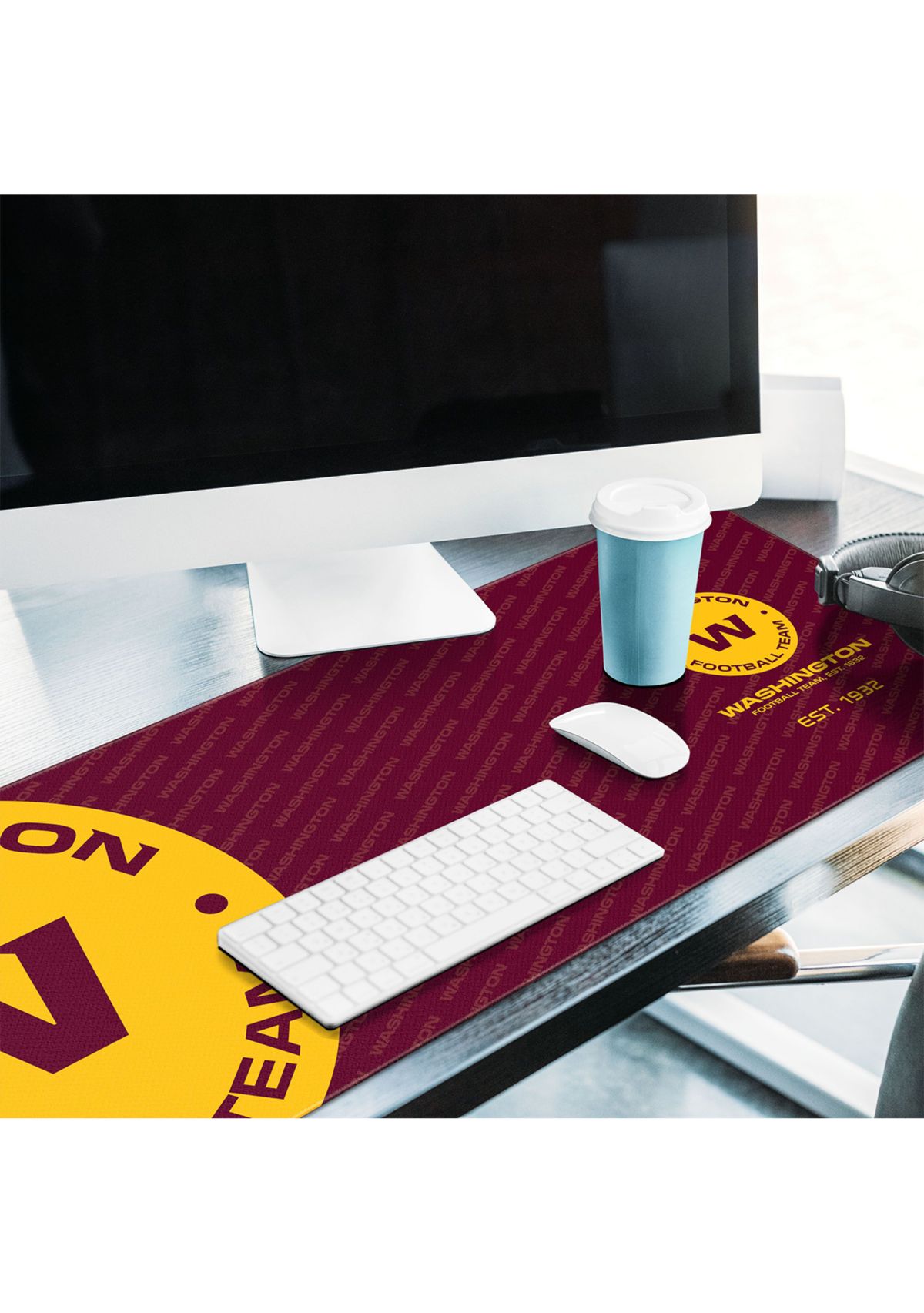 YouTheFan NFL Washington Commanders Logo Series Desk Pad