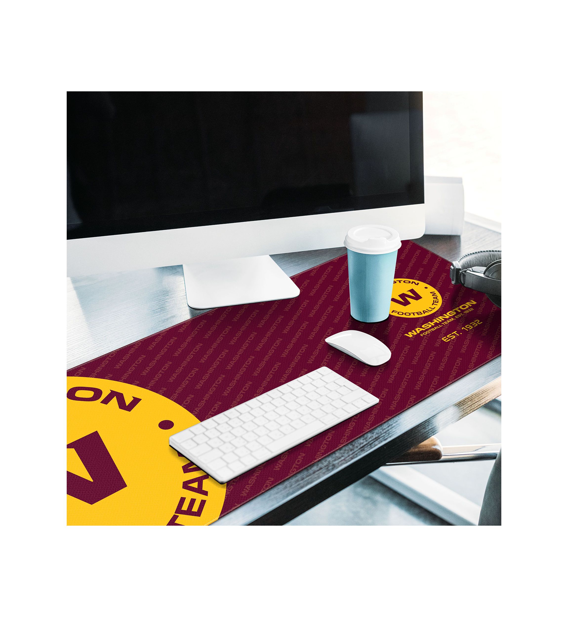 YouTheFan NFL Washington Commanders Logo Series Desk Pad