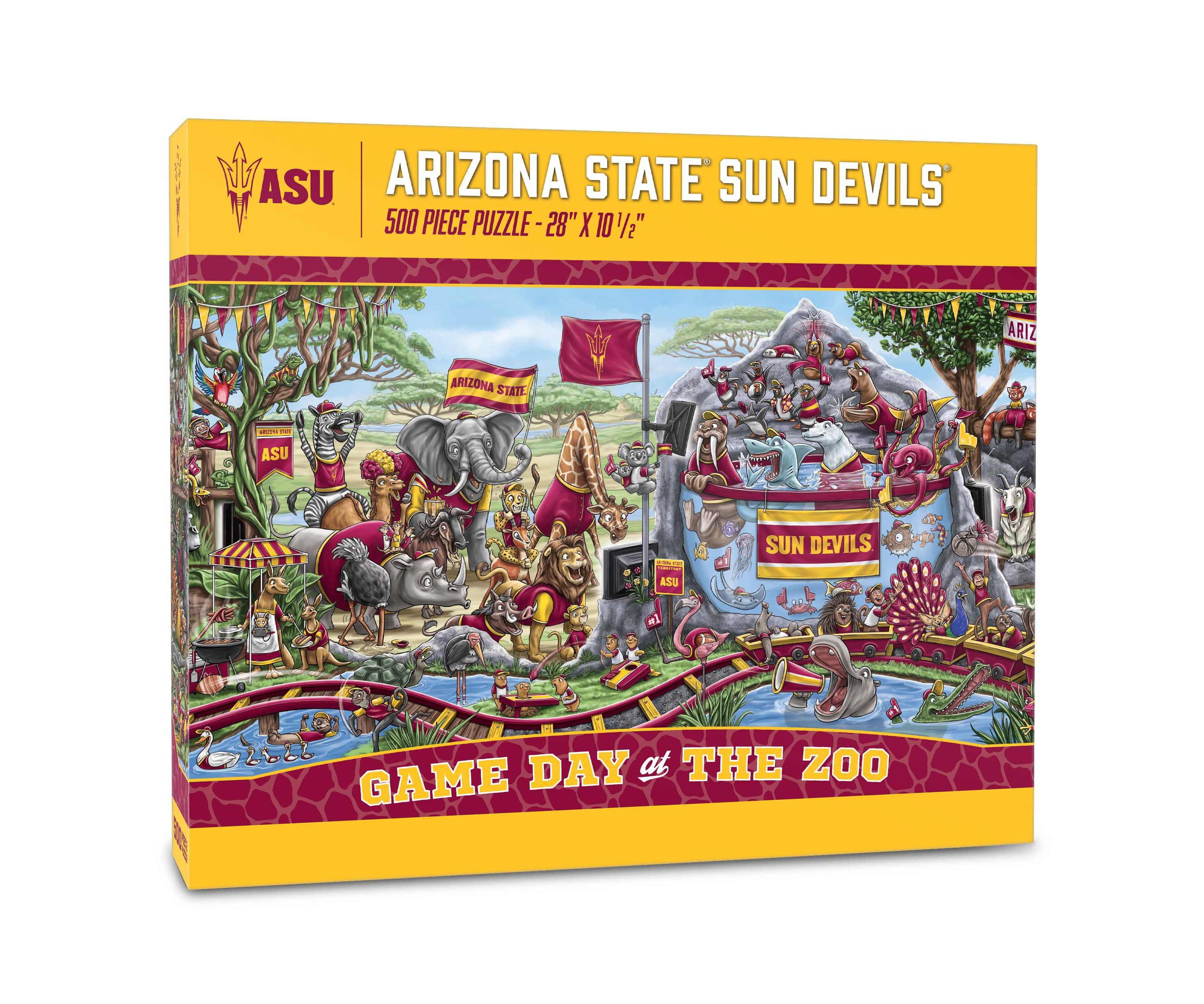 YouTheFan NCAA Arizona State Sun Devils Game Day At The Zoo 500pc Puzzle