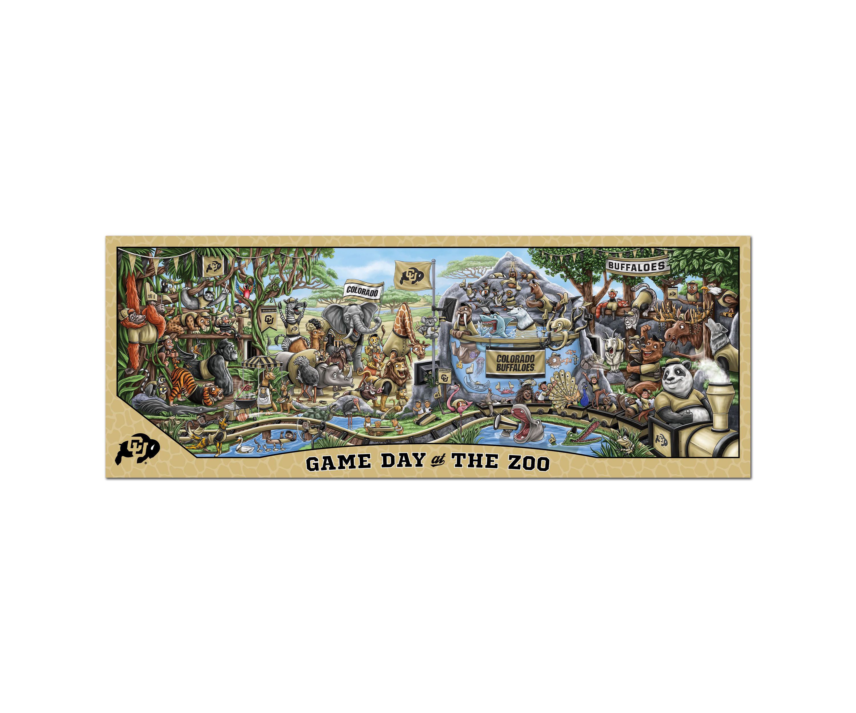YouTheFan NCAA Colorado Buffaloes Game Day At The Zoo 500pc Puzzle