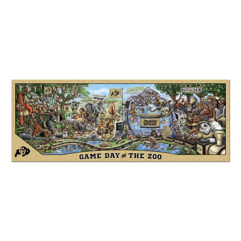 YouTheFan NCAA Colorado Buffaloes Game Day At The Zoo 500pc Puzzle