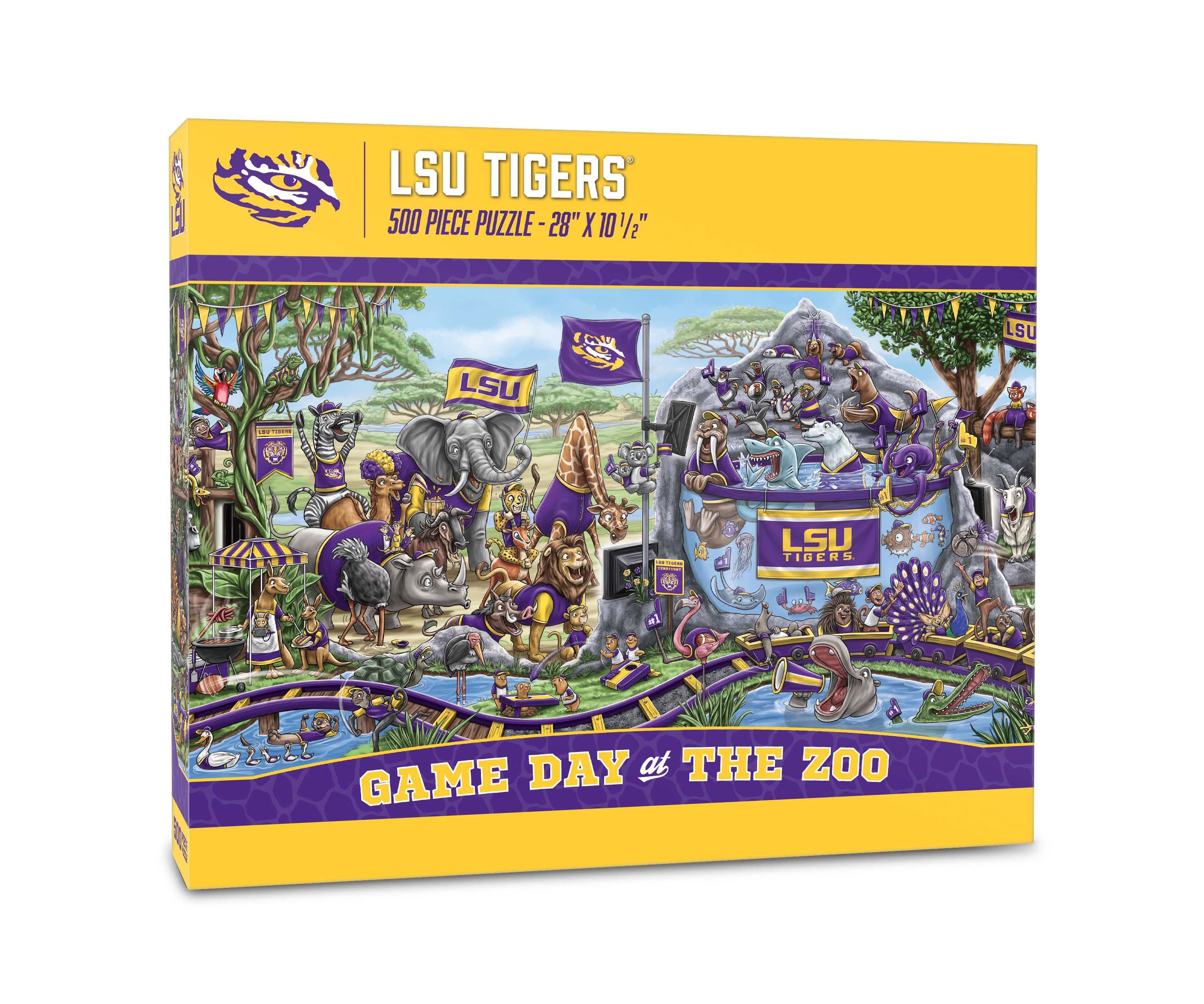 YouTheFan NCAA LSU Tigers Game Day At The Zoo 500pc Puzzle