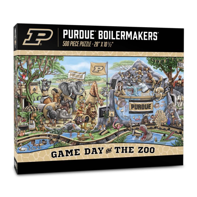 YouTheFan NCAA Purdue Boilermakers Game Day At The Zoo 500pc Puzzle