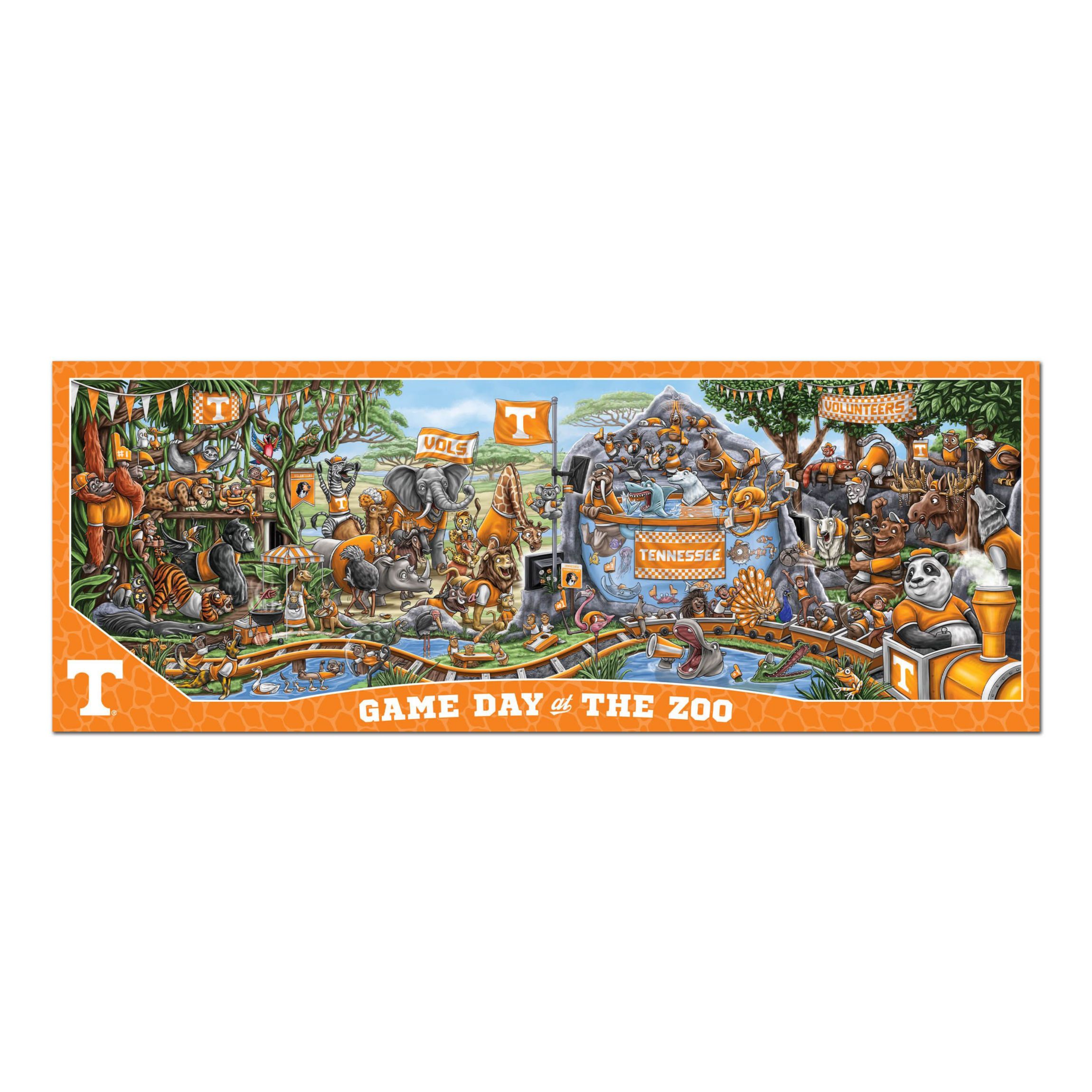 YouTheFan NCAA Tennessee Volunteers Game Day At The Zoo 500pc Puzzle