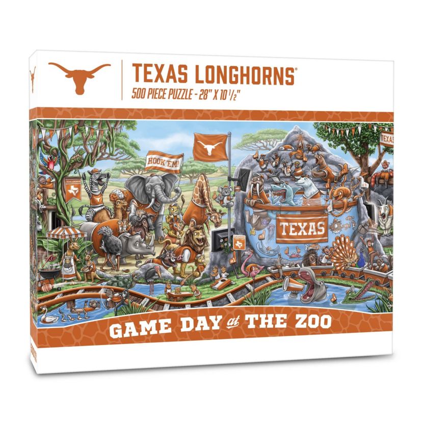 YouTheFan NCAA Texas Longhorns Game Day At The Zoo 500pc Puzzle
