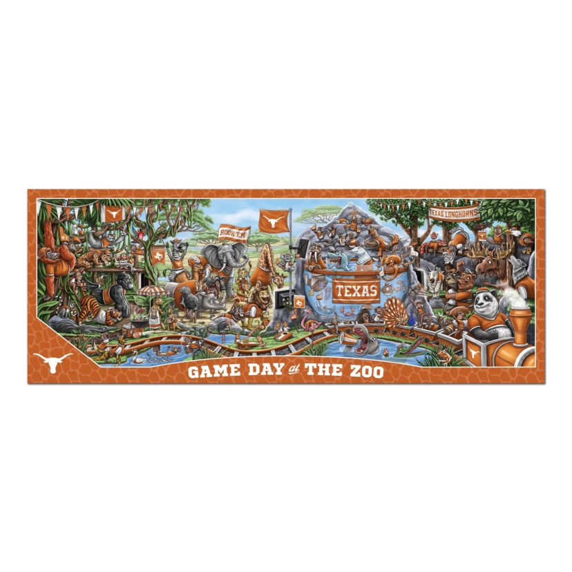 YouTheFan NCAA Texas Longhorns Game Day At The Zoo 500pc Puzzle