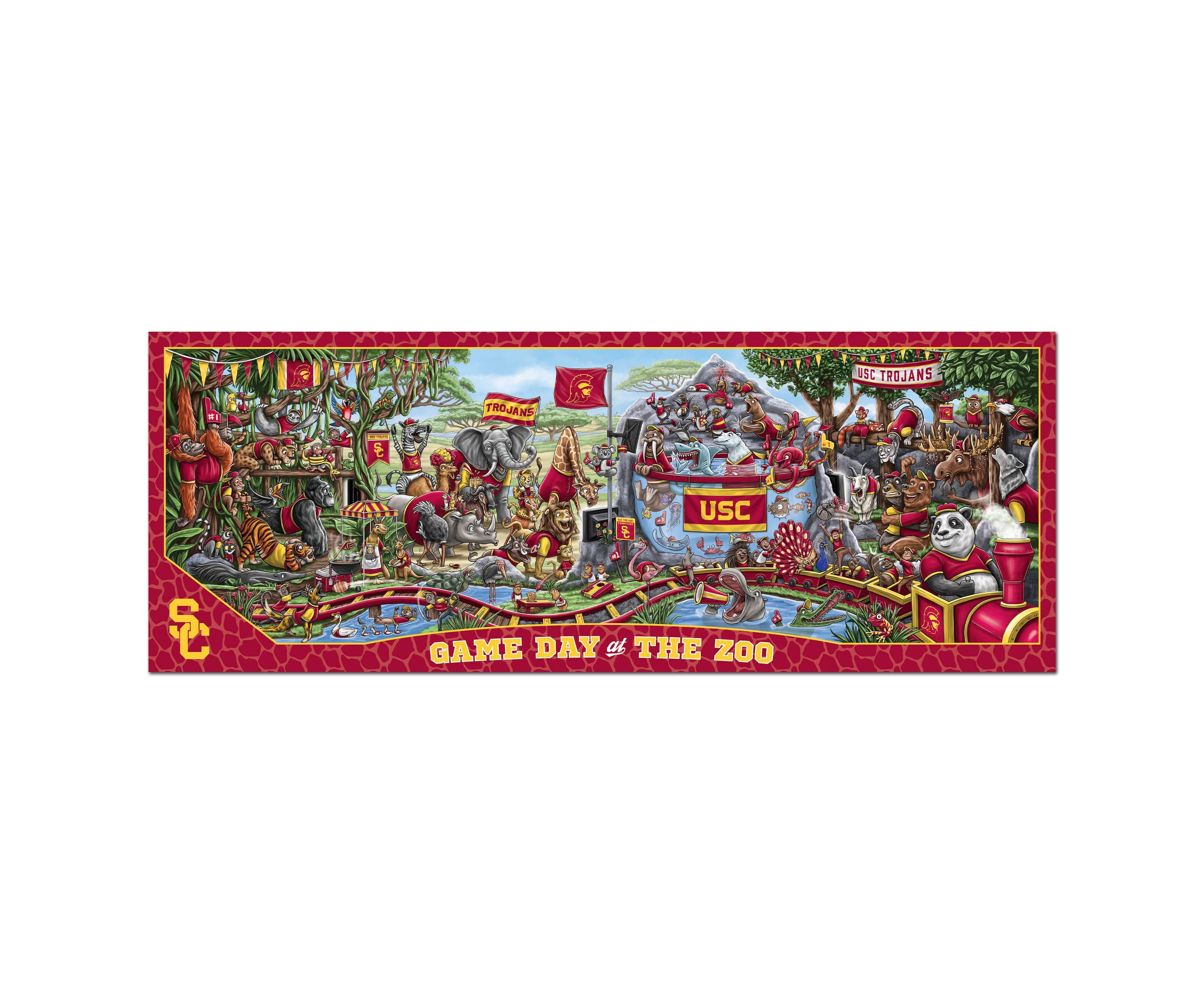 YouTheFan NCAA USC Trojans Game Day At The Zoo 500pc Puzzle