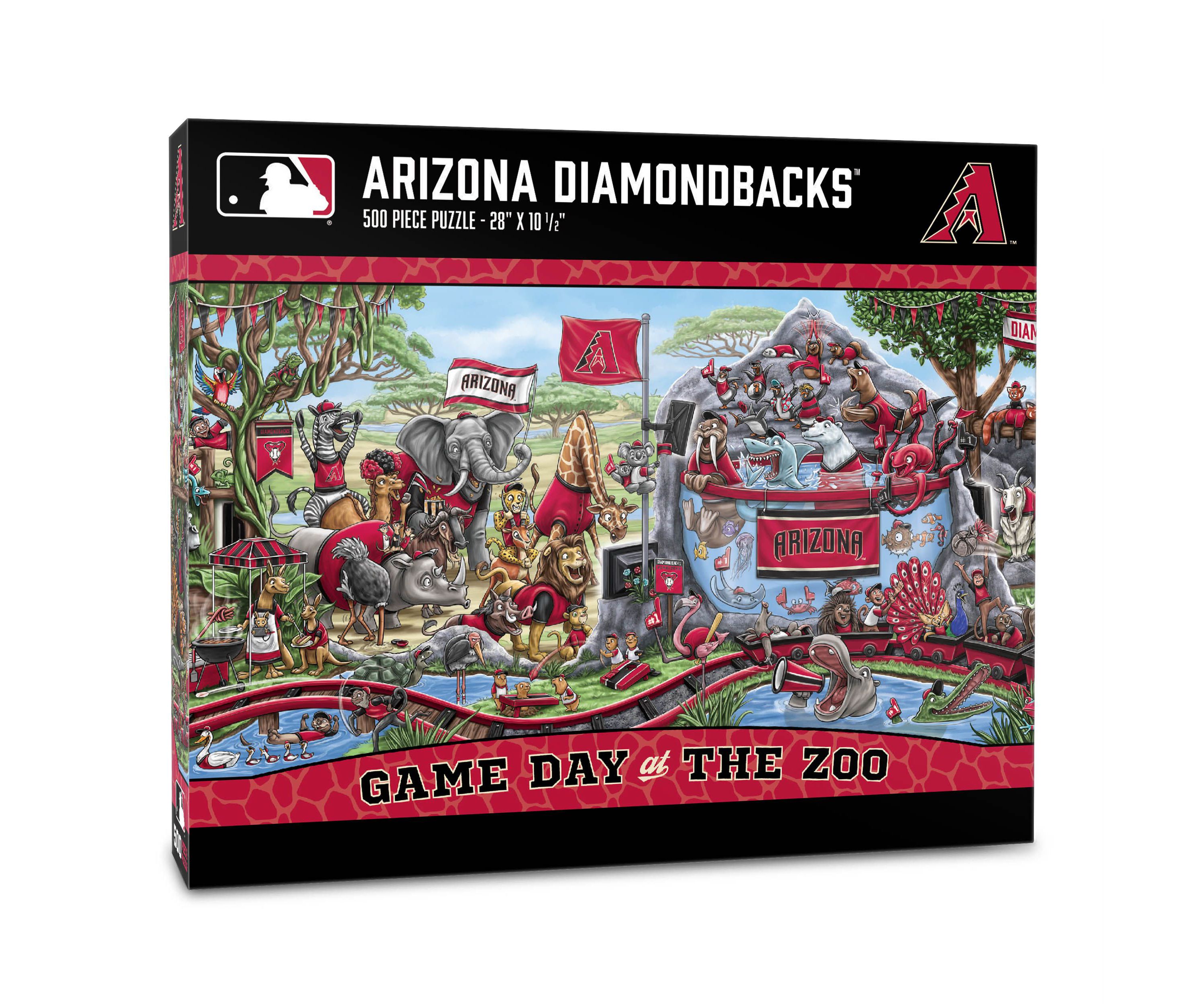 YouTheFan MLB Arizona Diamondbacks Game Day At The Zoo 500pc Puzzle