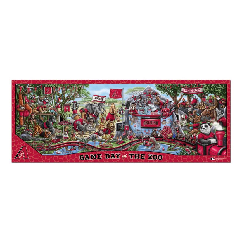 YouTheFan MLB Arizona Diamondbacks Game Day At The Zoo 500pc Puzzle
