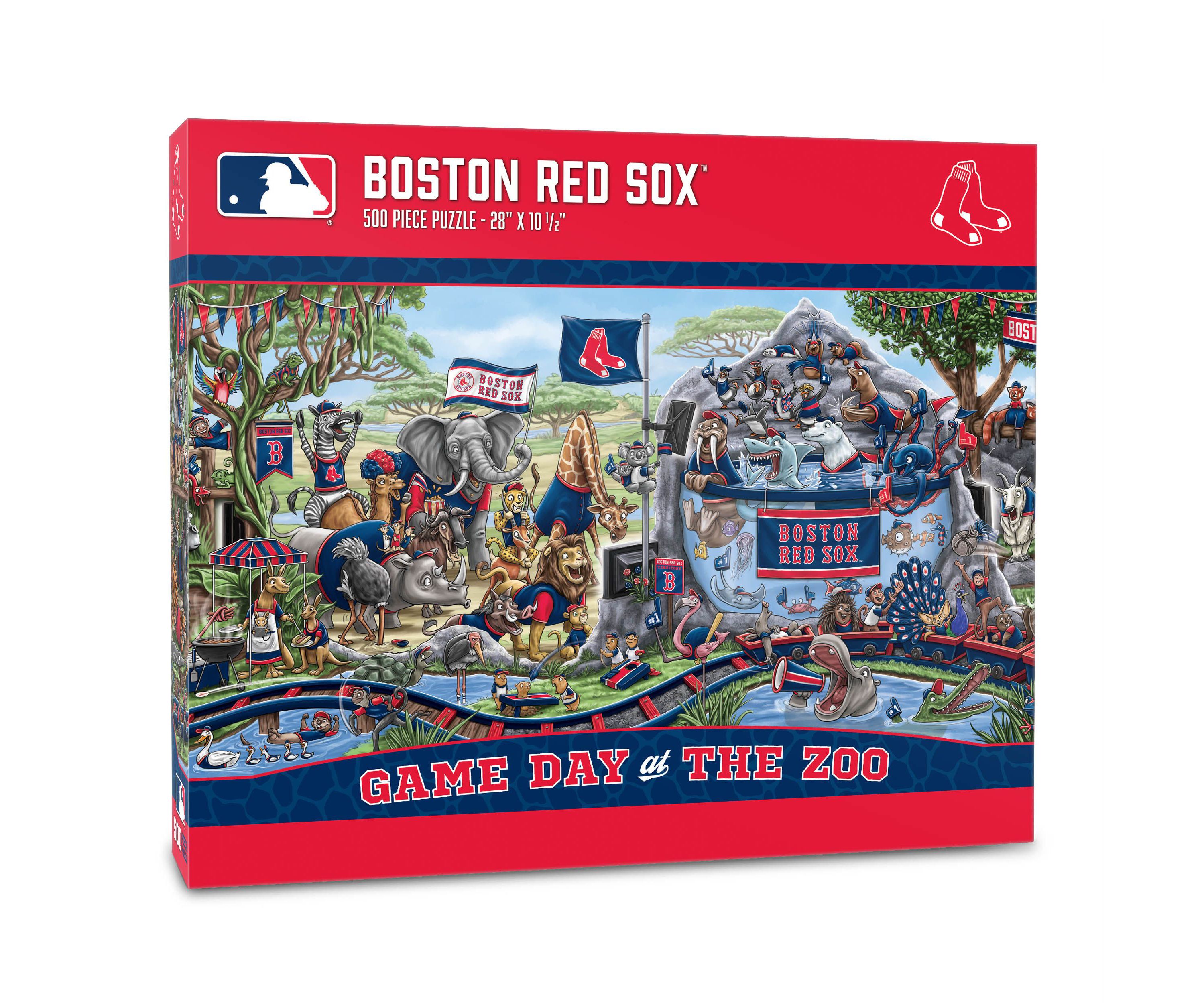 YouTheFan MLB Boston Red Sox Game Day At The Zoo 500pc Puzzle