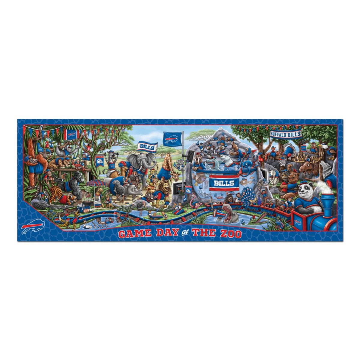 YouTheFan NFL Buffalo Bills Game Day At The Zoo 500pc Puzzle