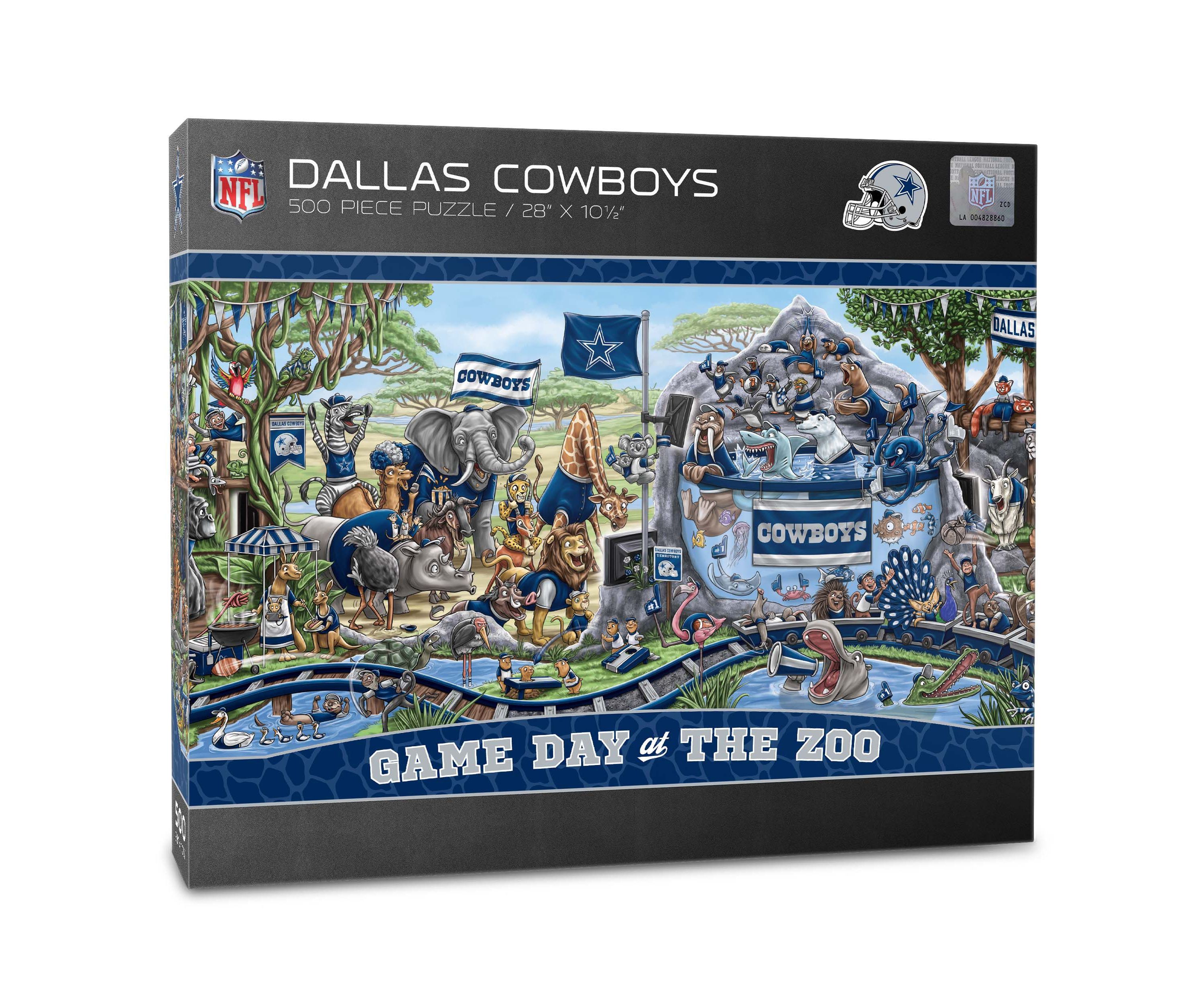 YouTheFan NFL Dallas Cowboys Game Day At The Zoo 500pc Puzzle