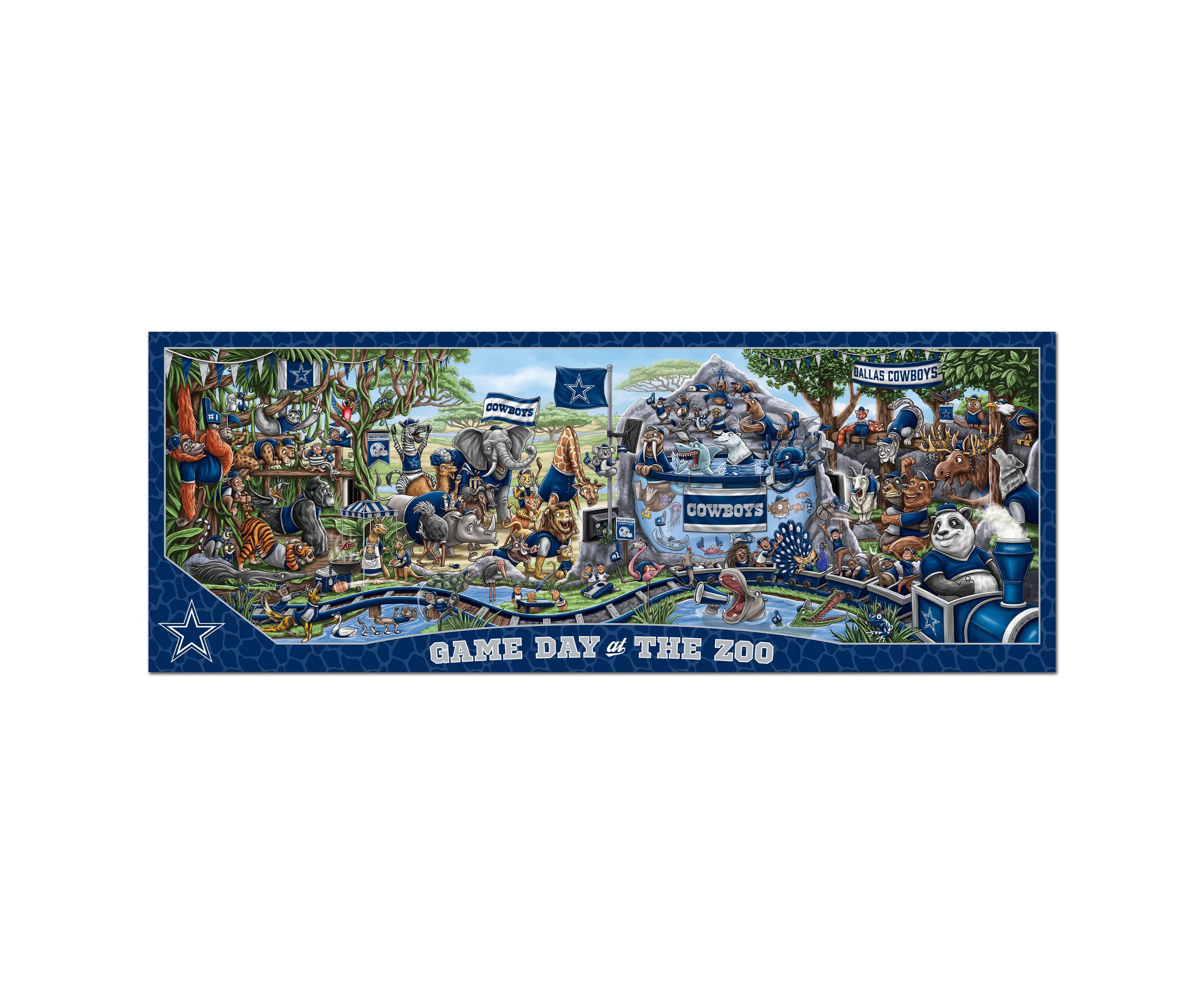 YouTheFan NFL Dallas Cowboys Game Day At The Zoo 500pc Puzzle
