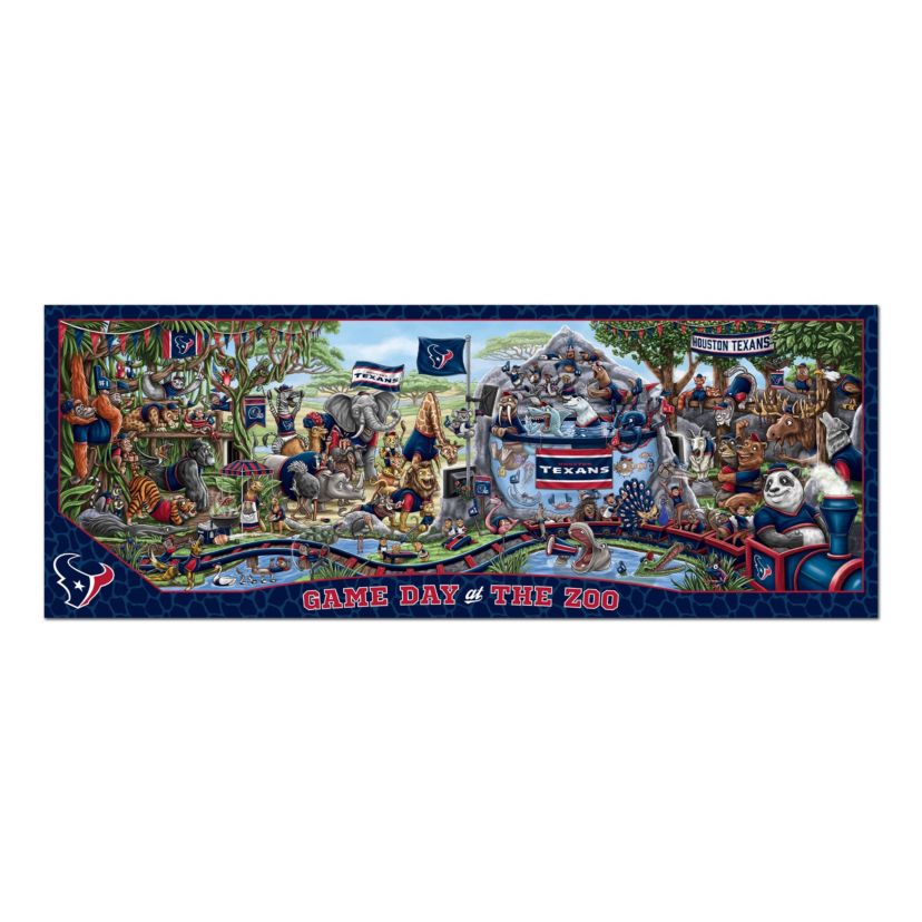 YouTheFan NFL Houston Texans Game Day At The Zoo 500pc Puzzle