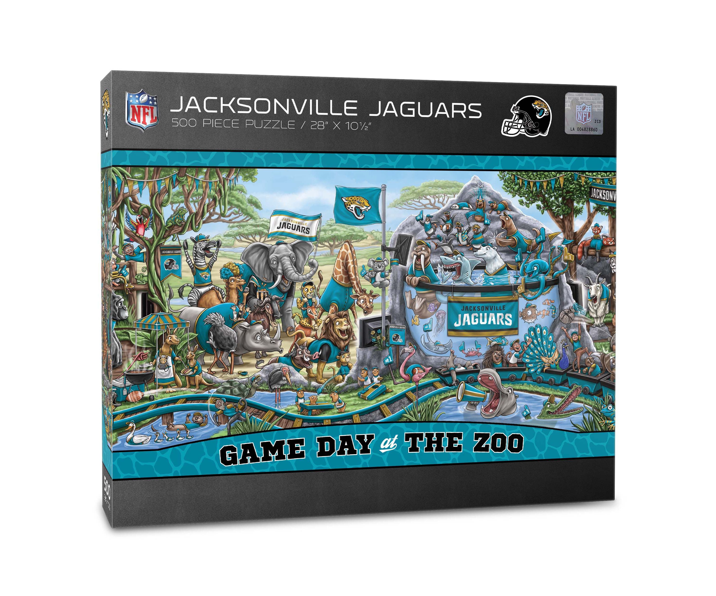 YouTheFan NFL Jacksonville Jaguars Game Day At The Zoo 500pc Puzzle