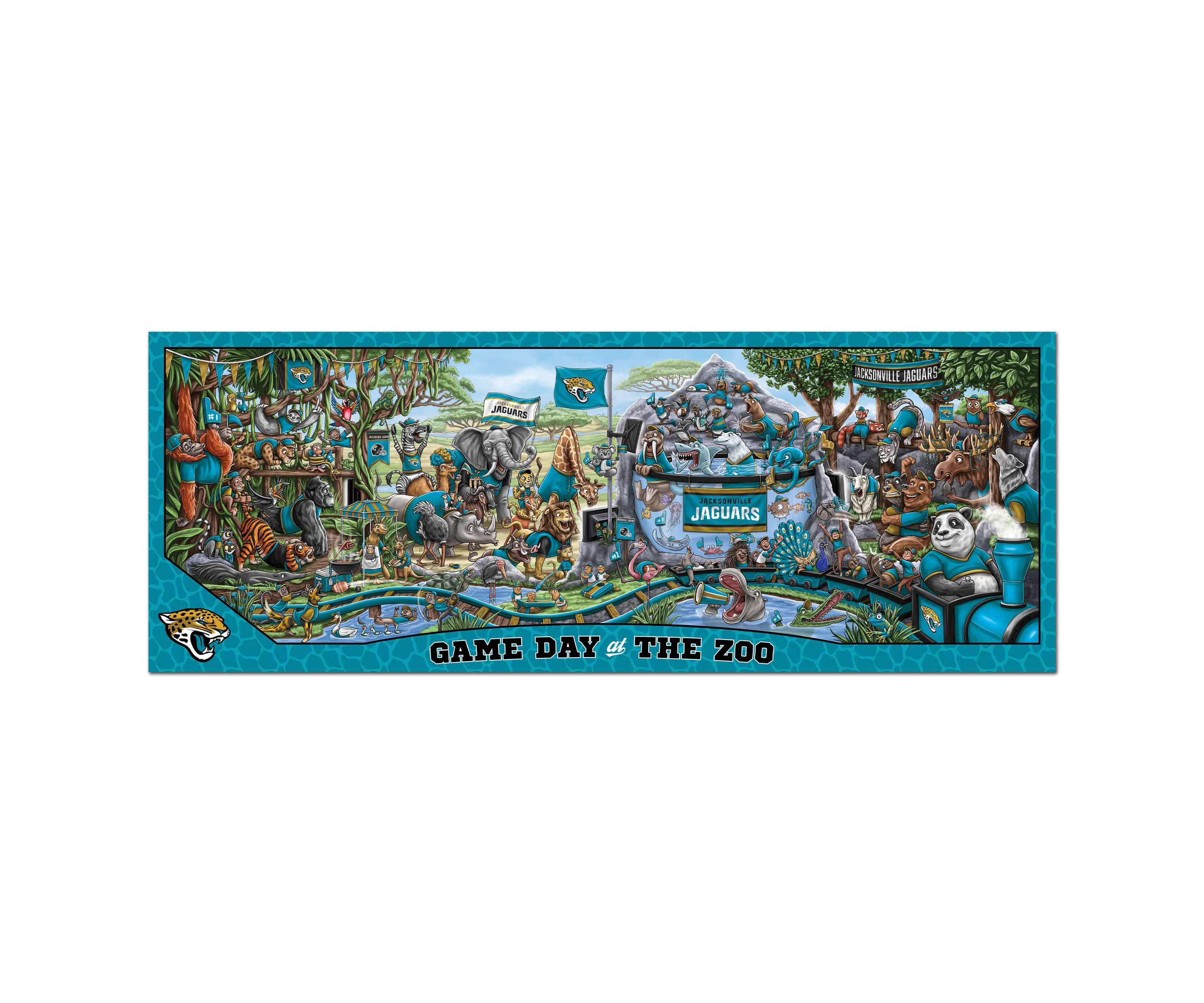 YouTheFan NFL Jacksonville Jaguars Game Day At The Zoo 500pc Puzzle