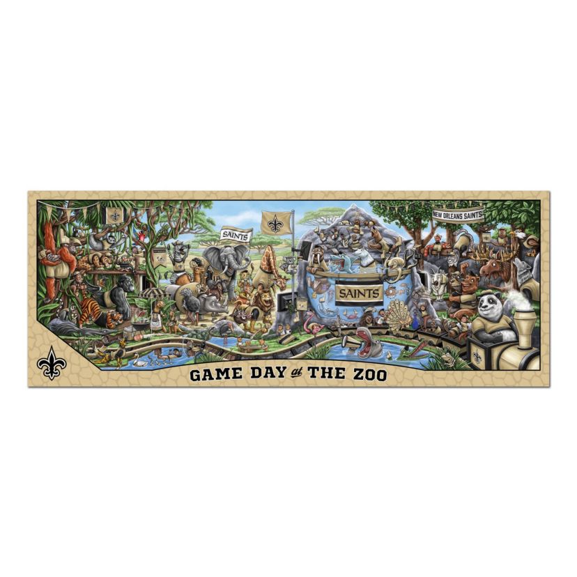 YouTheFan NFL New Orleans Saints Game Day At The Zoo 500pc Puzzle