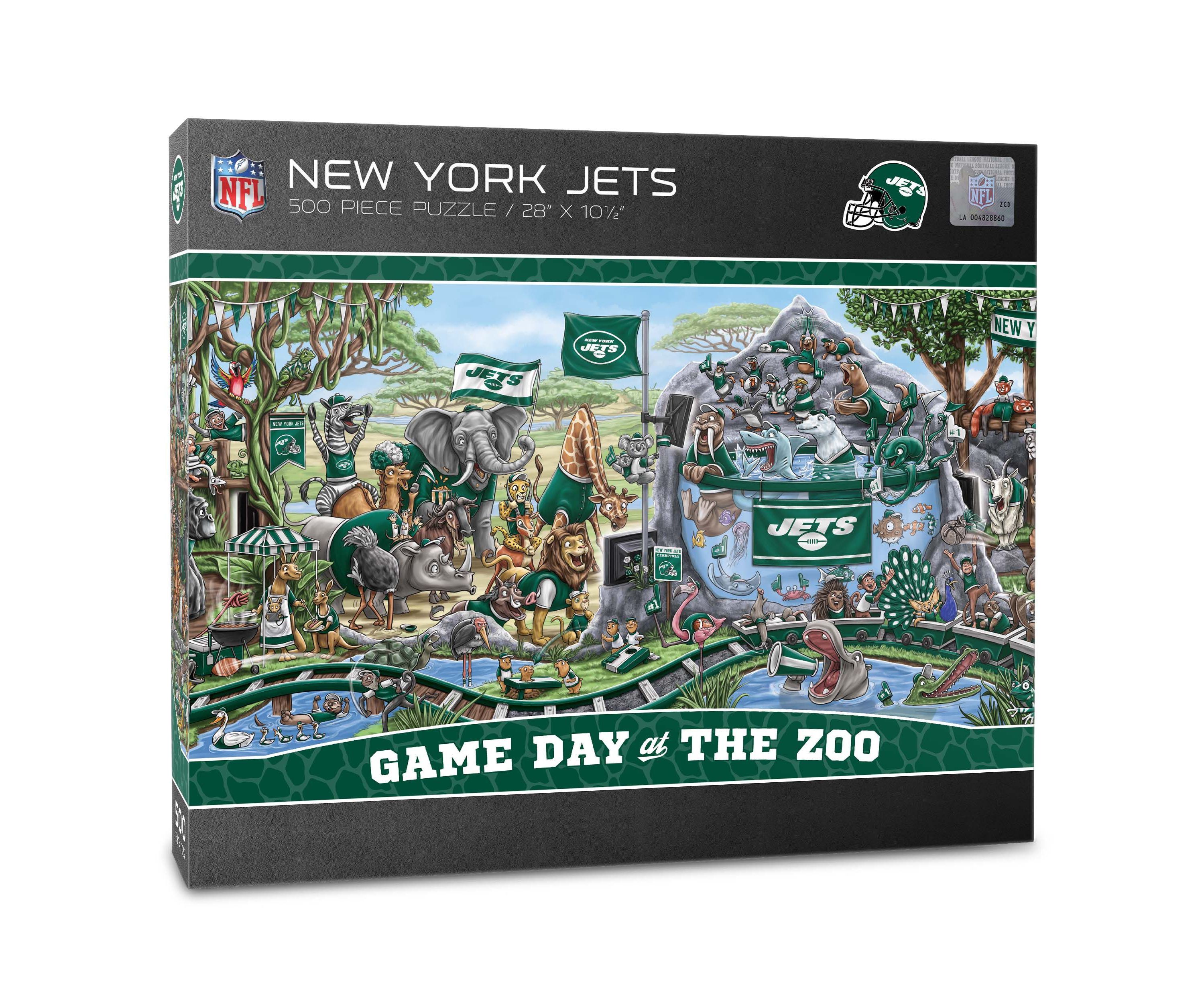 YouTheFan NFL New York Jets Game Day At The Zoo 500pc Puzzle